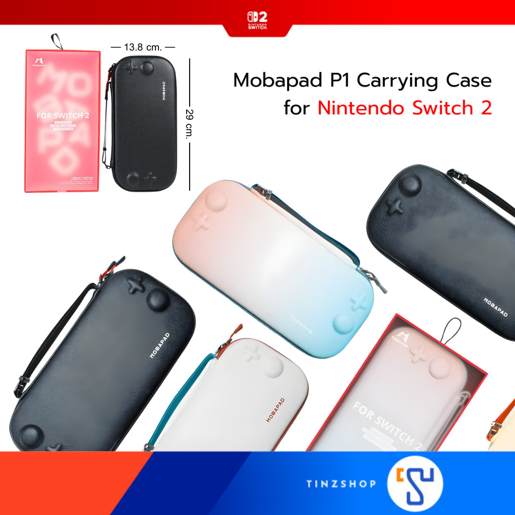 [ส่งด่วน] [Switch2] Mobapad P1 Carrying Case for Nintendo Switch 2 Ultra-Slim, Shockproof, Joystick-Safe กระเป๋าใส่ NS2