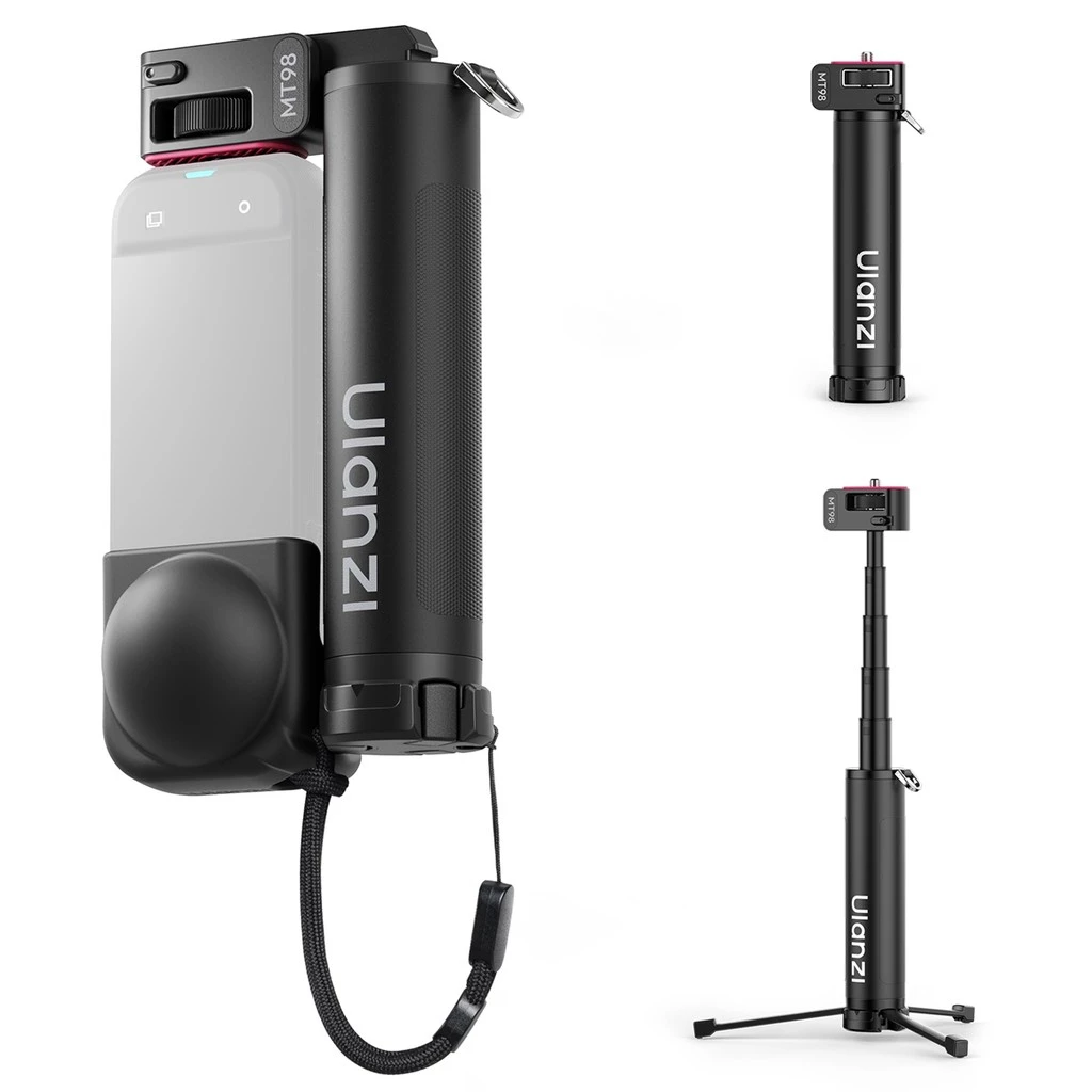 Ulanzi MT98 ไม้เซลฟี่ ไม้ล่องหน ขาตั้งกล้อง Insta360 Luna, Pocket 4P ถ่ายวิดีโอ Vlog มุมสูง มุมโดรน thumbnail 3