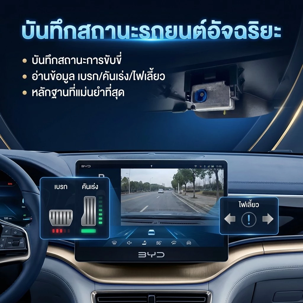 【ถูกที่สุด】กล้องติดหน้ารถสําหรับ BYD Dolphin Seal  sealion 7 / 6 DM-i /  Dash Cam ADAS รถติดตั้งเครื่องบันทึกกล้องรถยนต์ thumbnail 4