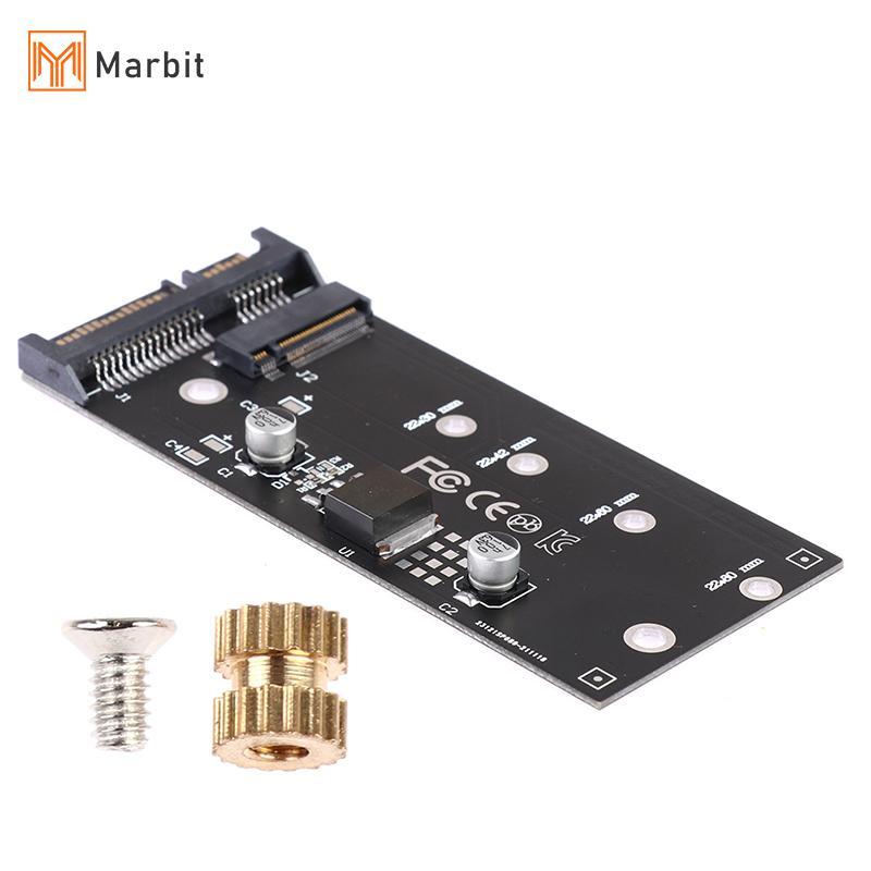 Marbit B+M คีย์ M.2 ngff ssd ถึง m.2 sata 3 ยก m.2 to sata อะแดปเตอร์ การ์ดขยาย null
