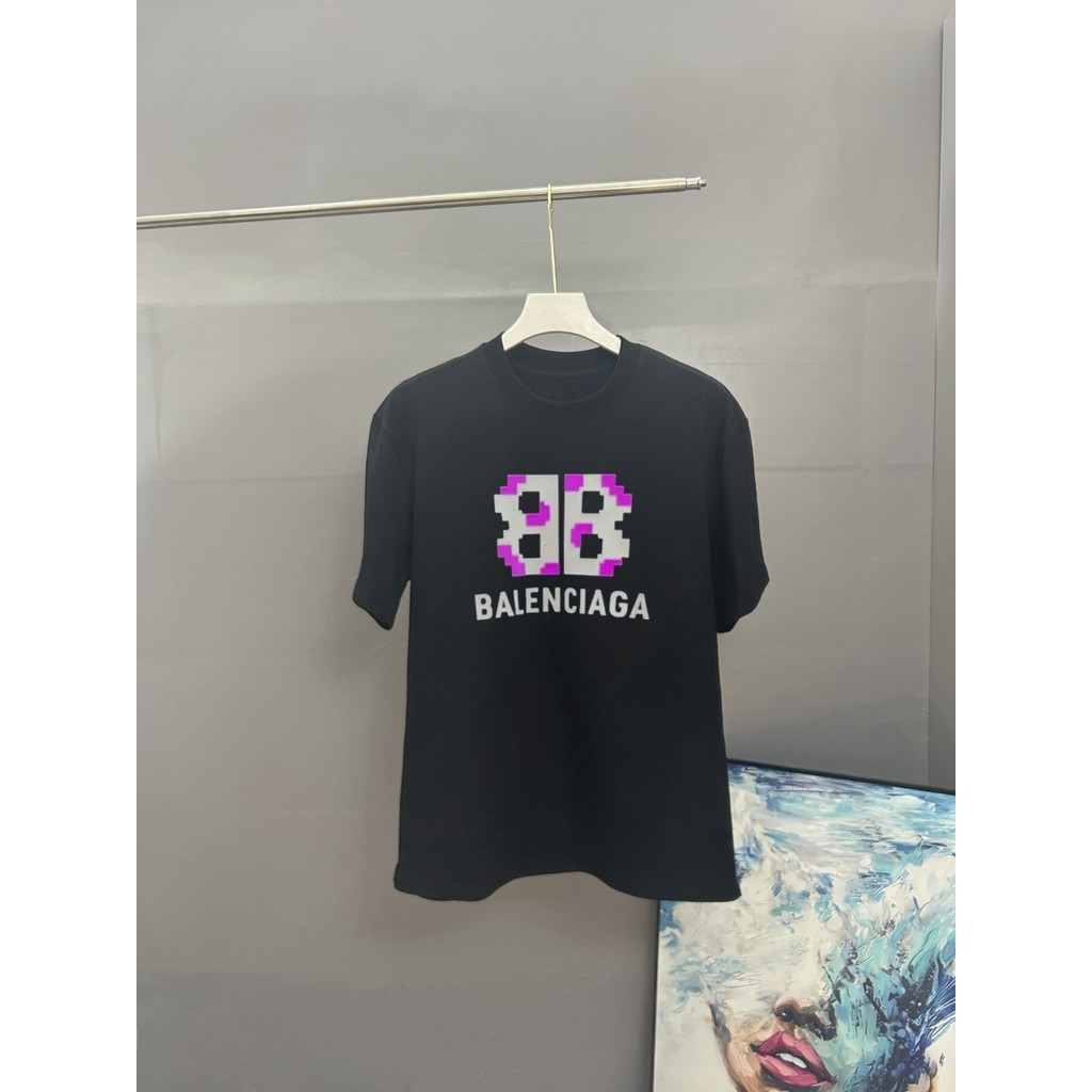 BALEN * CIAGA Star คลาสสิกรอบคอแขนสั้นเสื้อยืดผู้ชายผู้หญิงมาใหม่ Co-Branded สบาย Breathable ฤดูใบไม