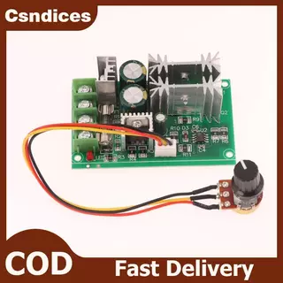 Csndices 1 ชุด PWM มอเตอร์ควบคุมความเร็ว 20A Current Regulator DC10-60V DC มอเตอร์ควบคุมความเร็ว 12V 24V 36V 48V โมดูลไดรฟ์กําลังสูง TH