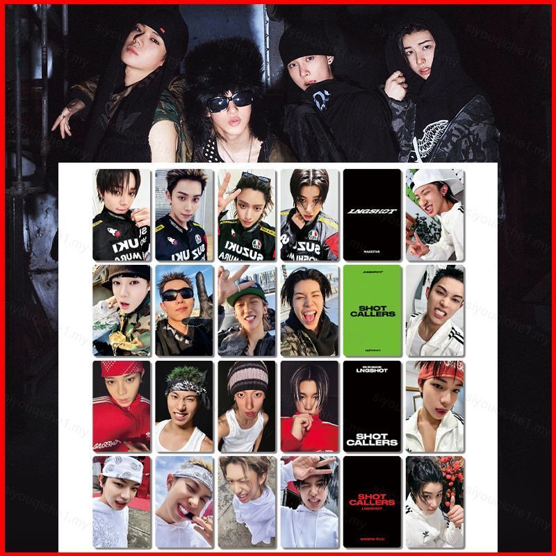 SY2 4 ชิ้น/เซ็ต LNGSHOT การ์ด LOMO Debut EP SHOT CALLERS Jay Park โปสการ์ดคอลเลกชันดาวอุปกรณ์ต่อพ่วง