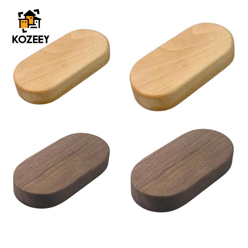 โคซี ฐานไม้ ทําเอง วัสดุตกแต่งไม้รูปไข่เรียบอเนกประสงค์รูปการกระทําฐานแสดงสําหรับตัวเลขมินิตุ๊กตาเครื่องประดับรถ