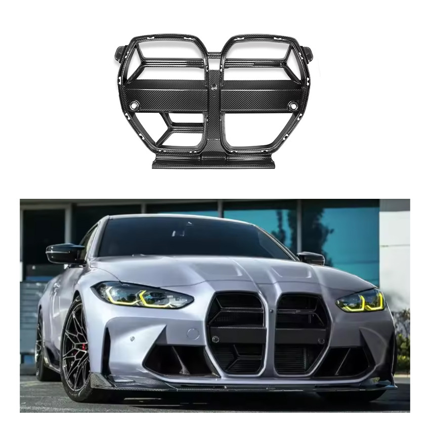 ใหม่คาร์บอนไฟเบอร์แห้ง CSL สไตล์กันชนหน้าย่าง ACC สําหรับ BMW G80 M3 M4 G82 G83 2021 + ด้านหน้ากันชน