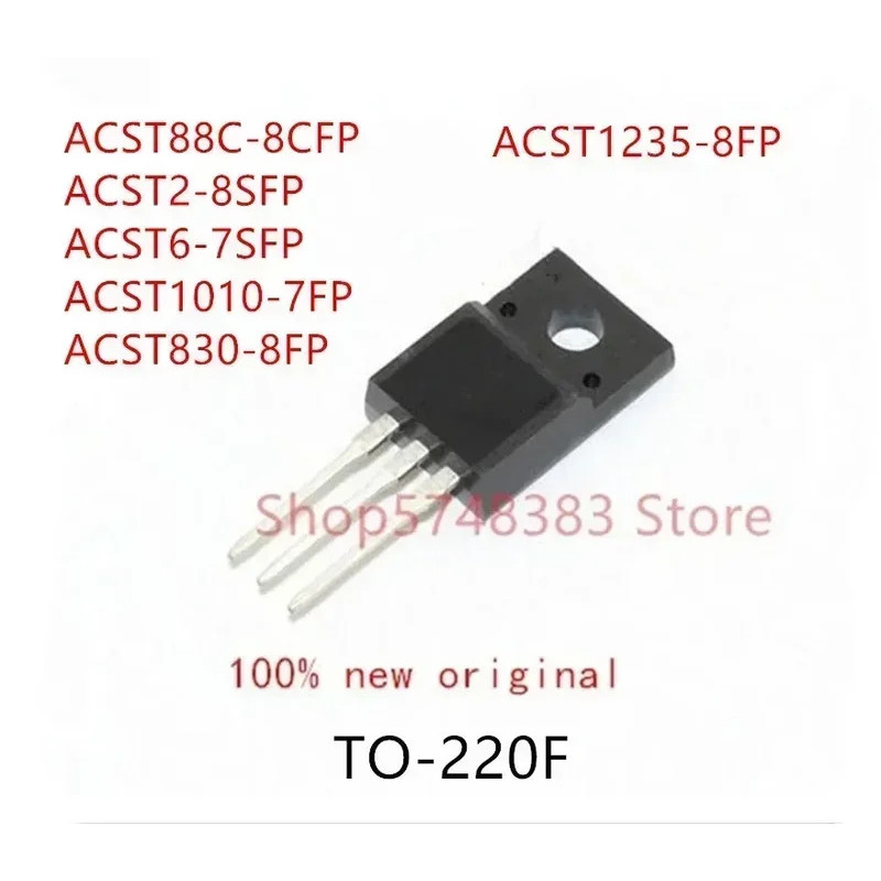 1-5 ชิ้น ACST88C-8CFP ACST2-8SFP ACST6-7SFP ACST1010-7FP ACST830-8FP ACST1235-8FP TO-220F