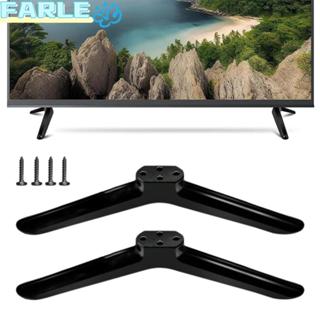 Frl ขาแขวนทีวีขายึดฐาน,สากลพร้อมสกรูขาขาตั้งฐานทีวี,โต๊ะสีดํ…