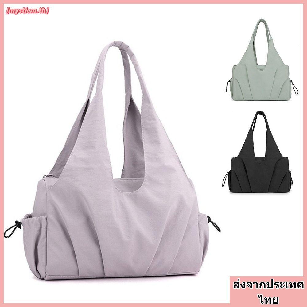 MYSTICM tote bag กระเป๋าสะพายมีหลายช่องเก็บของ ขนาดใหญ่ พกพาสะดวก สไตล์อเนกประสงค์สำหรับผู้หญิง