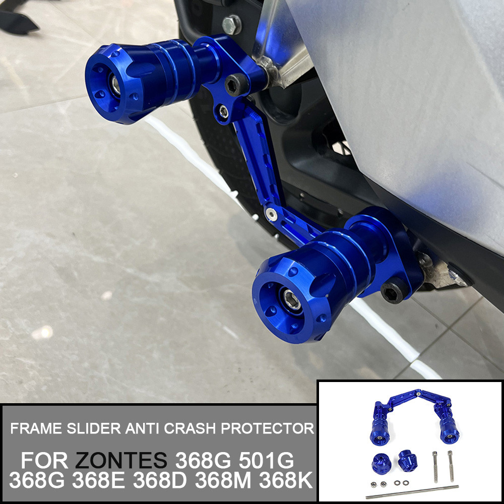 Dสำหรับ ZONTES 501G 368G 368E 368D 368M 368K ชุดกันล้มล้อหน้า ท่อเก็บเสียง โครงป้องกัน ตัวกันล้ม