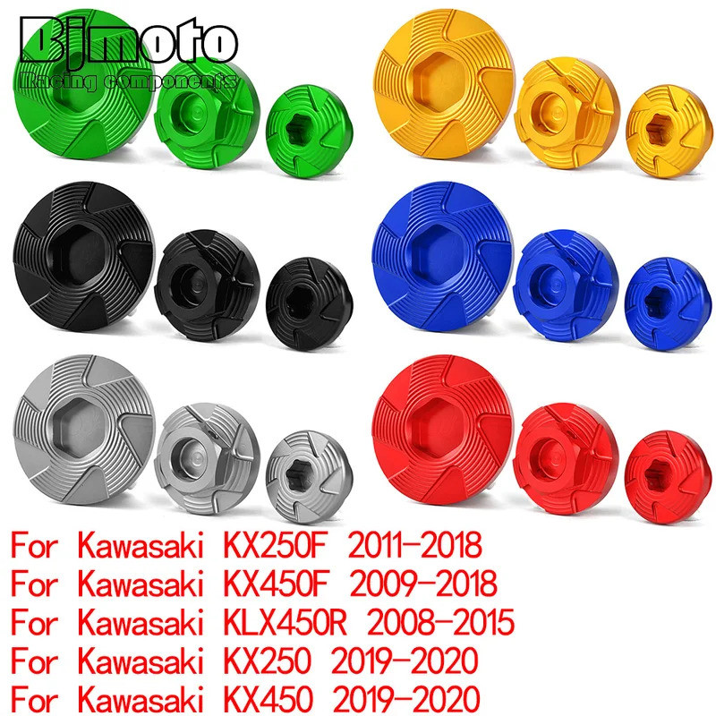 BM ชุดสกรูตัวกรอง KX 250 450 F สำหรับ Kawasaki KX-250F KX-450F klx 450R KX-250 KX-450