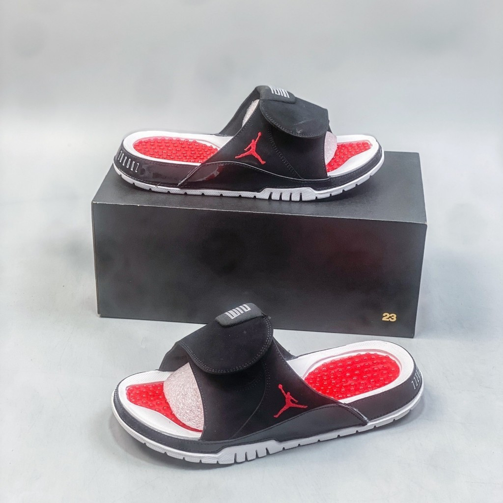 รองเท้าแตะผู้ชาย Air Jordan AJ11 รองเท้าแตะลําลอง Retro Home
