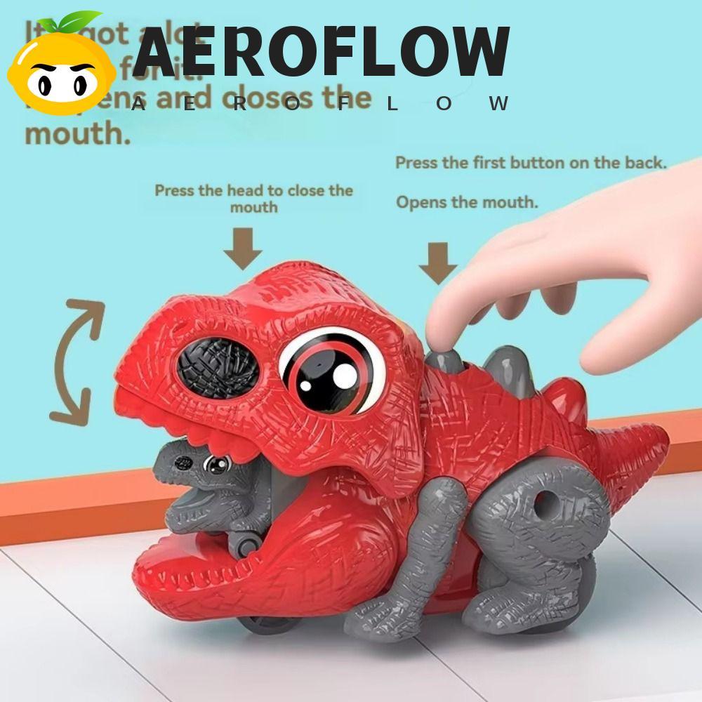 AEROFLOW ของเล่นเปิดตัวไดโนเสาร์, ไดโนเสาร์ Inertial Rolling Inertia รถไดโนเสาร์, ธีมสัตว์จําลองดึงก