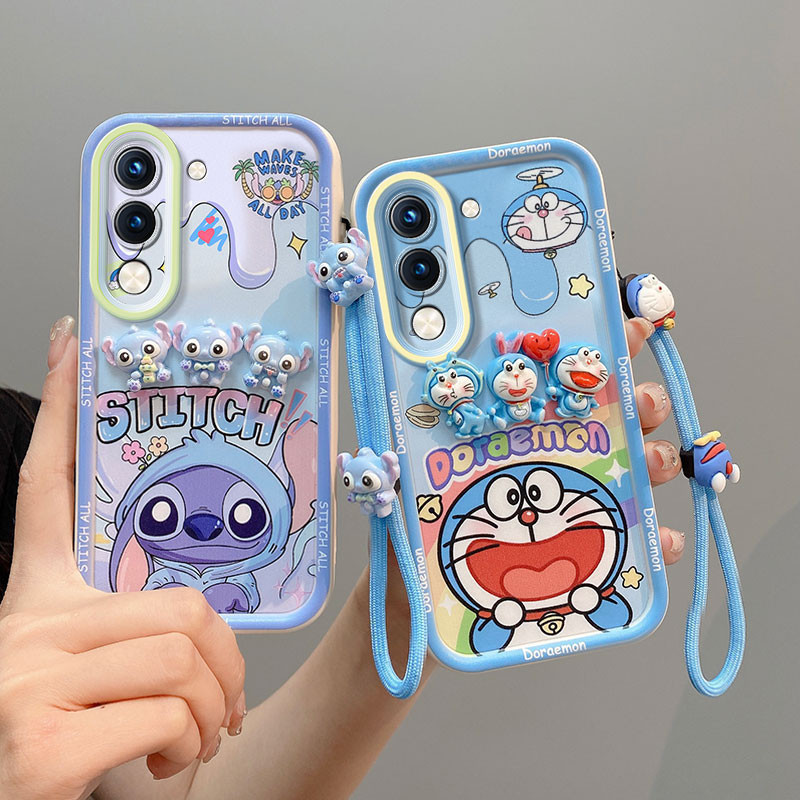 เคส Vivo Y04 4G เคส Vivo Y29s 5G เคส Vivo Y19E 4G เคสการ์ตูนนุ่มโทรศัพท์สามมิติน่ารักโทรศัพท์นุ่ม B-