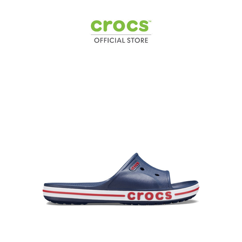 CROCS รองเท้าแตะผู้ใหญ่ BAYABAND SLIDE รุ่น 2053924CC - NAVY/PEPPER