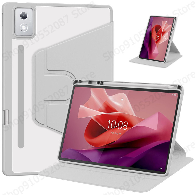 สําหรับ Lenovo Tab P12 กรณีผู้ถือปากกา 360 หมุนอะคริลิคสําหรับ Lenovo P12 Xiaoxin Pad Pro 12.7 2023 