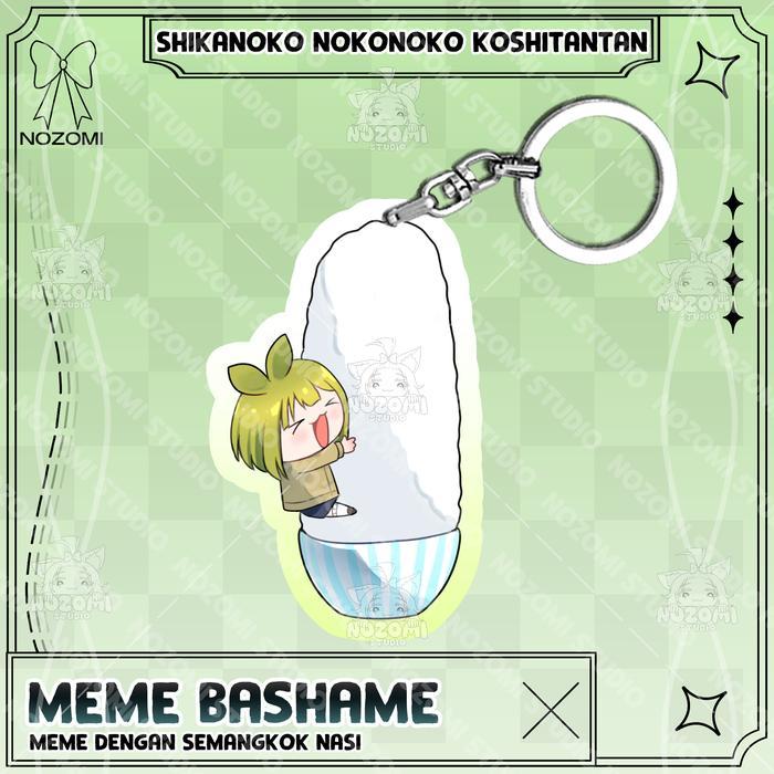 Ganci / พวงกุญแจ / พวงกุญแจ พวงกุญแจ NOKOKO KOSHITAN MEME BASHAME