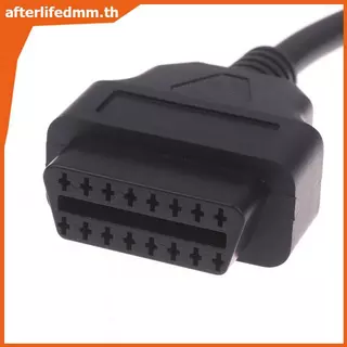 AL รถ OBD2 อะแดปเตอร์วินิจฉัย OBD2 Connector จัมเปอร์อินเทอร์เฟซสายต่อเครื่องมือสายต่ออัตโนมัติ 16Pin สามารถ +- K สาย TH