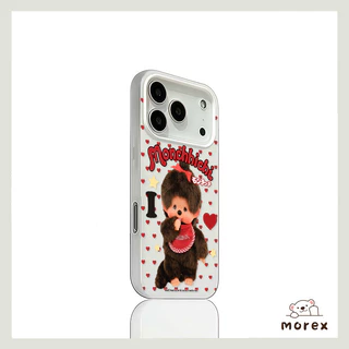 เคสไอโฟน15 16 เคส2in1ใสรูป ลายมอนจิจิฮิต สำหรับ IPhone 17 13 AIR 11 15 16 12 14 Pro Max XS XR X Max 7 14 16 Plus
