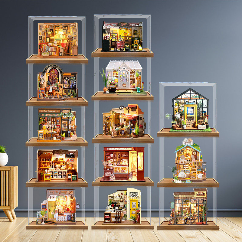 [กล่องแสดงโมเดล] เหมาะสําหรับ Ruolai Beca Bakery Little Bear Meal Bar Kathy Flower Room Coffee Shop 