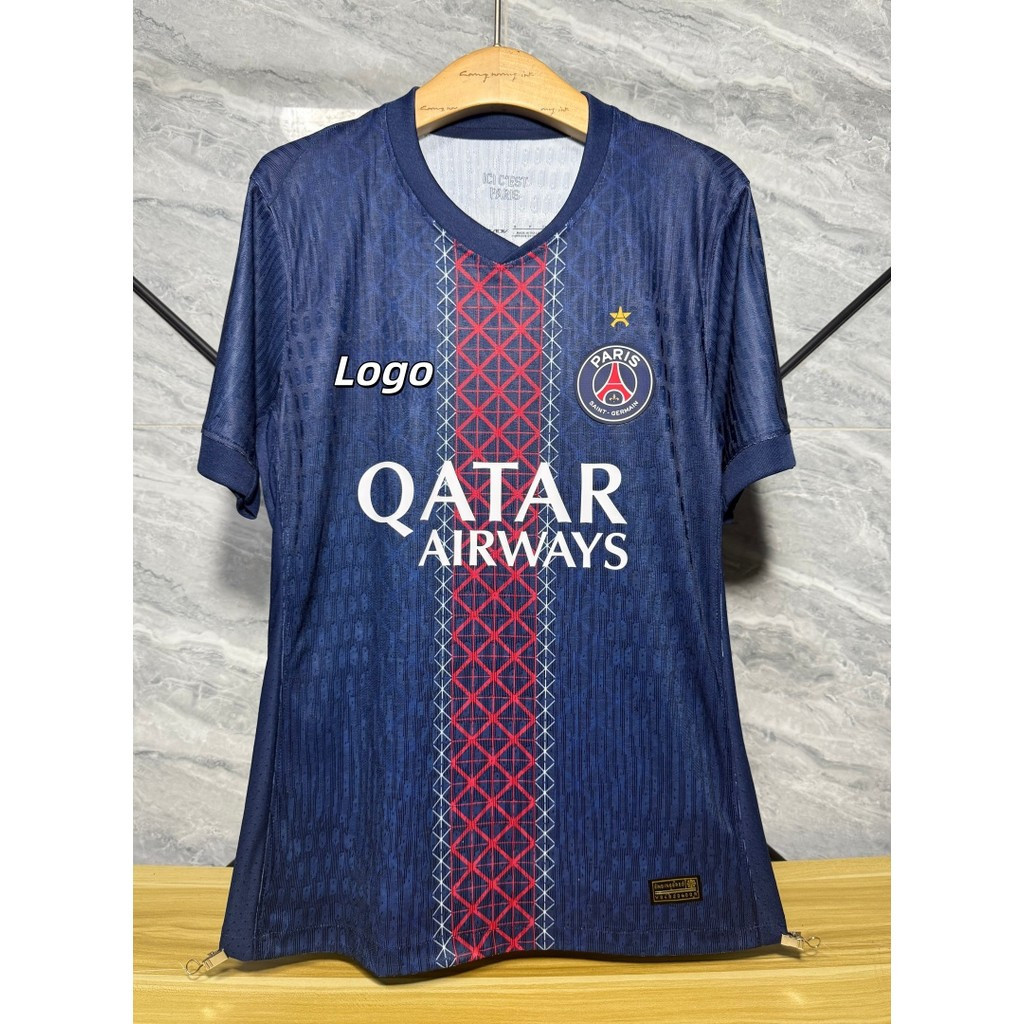 PSG 2025/26 Player Issue Mens PSG Home Short Sleeves Football Jersey T-Shirt