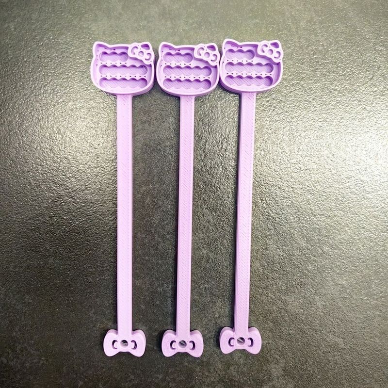 Ktmini立豆勺爆款迷你拼豆笔拼豆勺长双针拼豆专用豆笔3D打印ktmini Bead Spoon, Popular Mini Bead Pen, Bead Spoon with Long Doubl