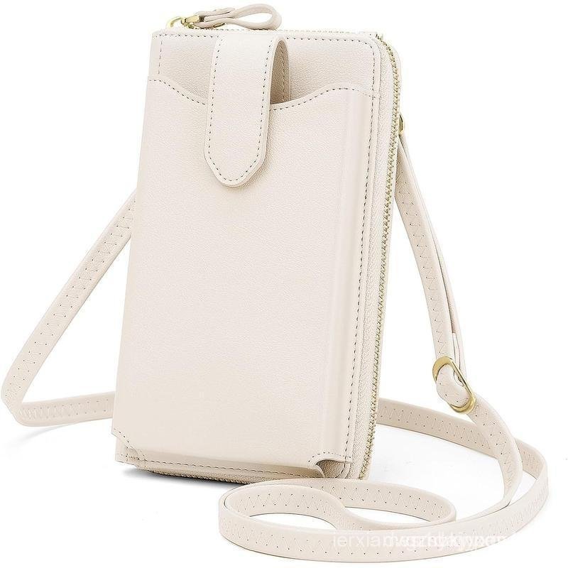 Peacocktion Black Small Crossbody Bags for Women, RFID Leather Cell Phone Purses Wallet, Trendy Cros