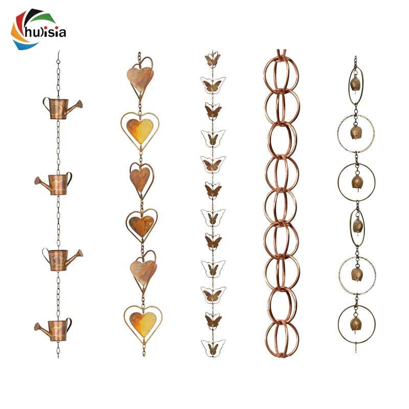 [chulisia] Rain Gutter Chain Replacement Gutter Downspout Substitution Rain Water Catcher