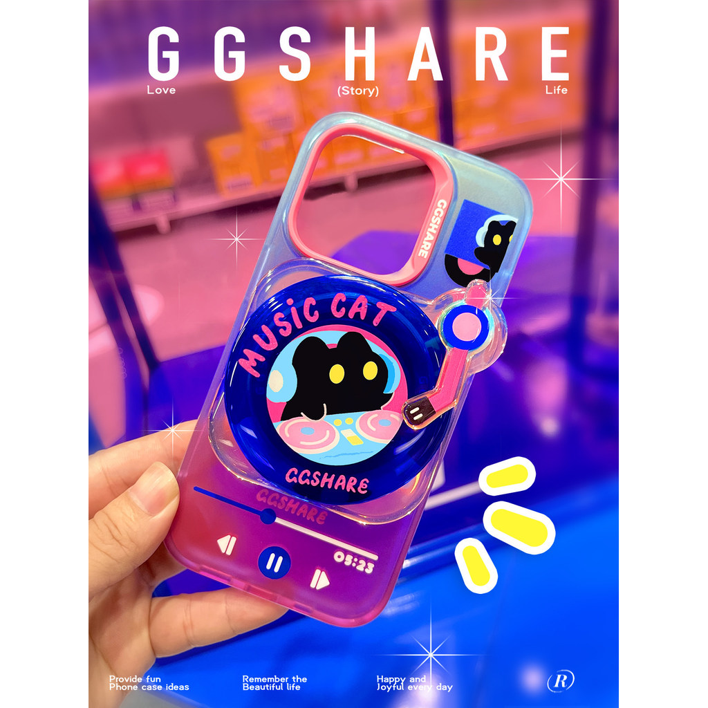 เคส 425 เคส 425 ไอโฟน การไล่ระดับสีแอปเปิ้ลดั้งเดิมพร้อมขายึดไม่ชนเปลือกแม่เหล็กดูด