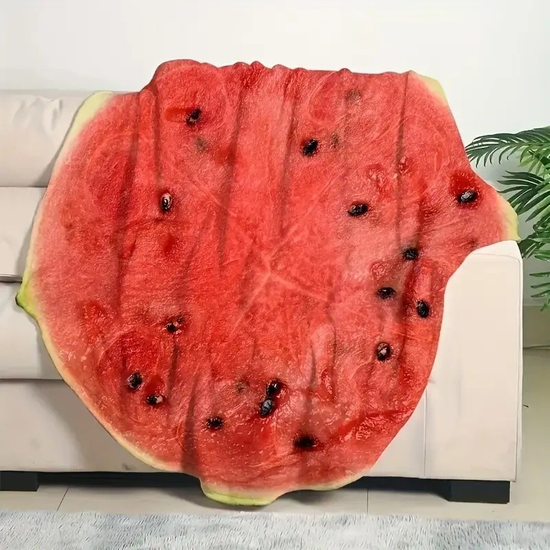 【พร้อมส่ง】ผ้าห่ม ผ้าห่มโซฟา พิซซ่าผักภาพตลก ตลกและสร้างสรรค์ นุ่มและสบาย ผ้าห่มพกพา เหมาะสำหรับใช้ในบ้านและเดินทาง