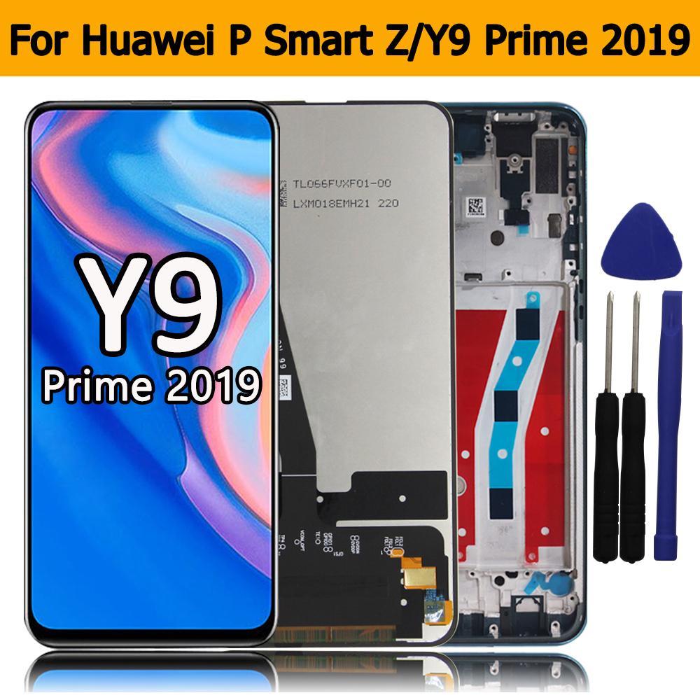 LCD สําหรับ Huawei Y9 Prime 2019 STK-L21/L22/LX3 จอแสดงผล Touch Screen Digitizer Assembly สําหรับ Hu