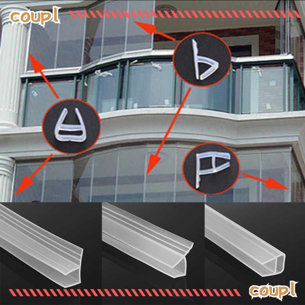 COUPL 1M 6-12 มม.FU h Shape Seal Strip Home & Living Home Improvement ฮาร์ดแวร์ประตูกระจก Weatherstr