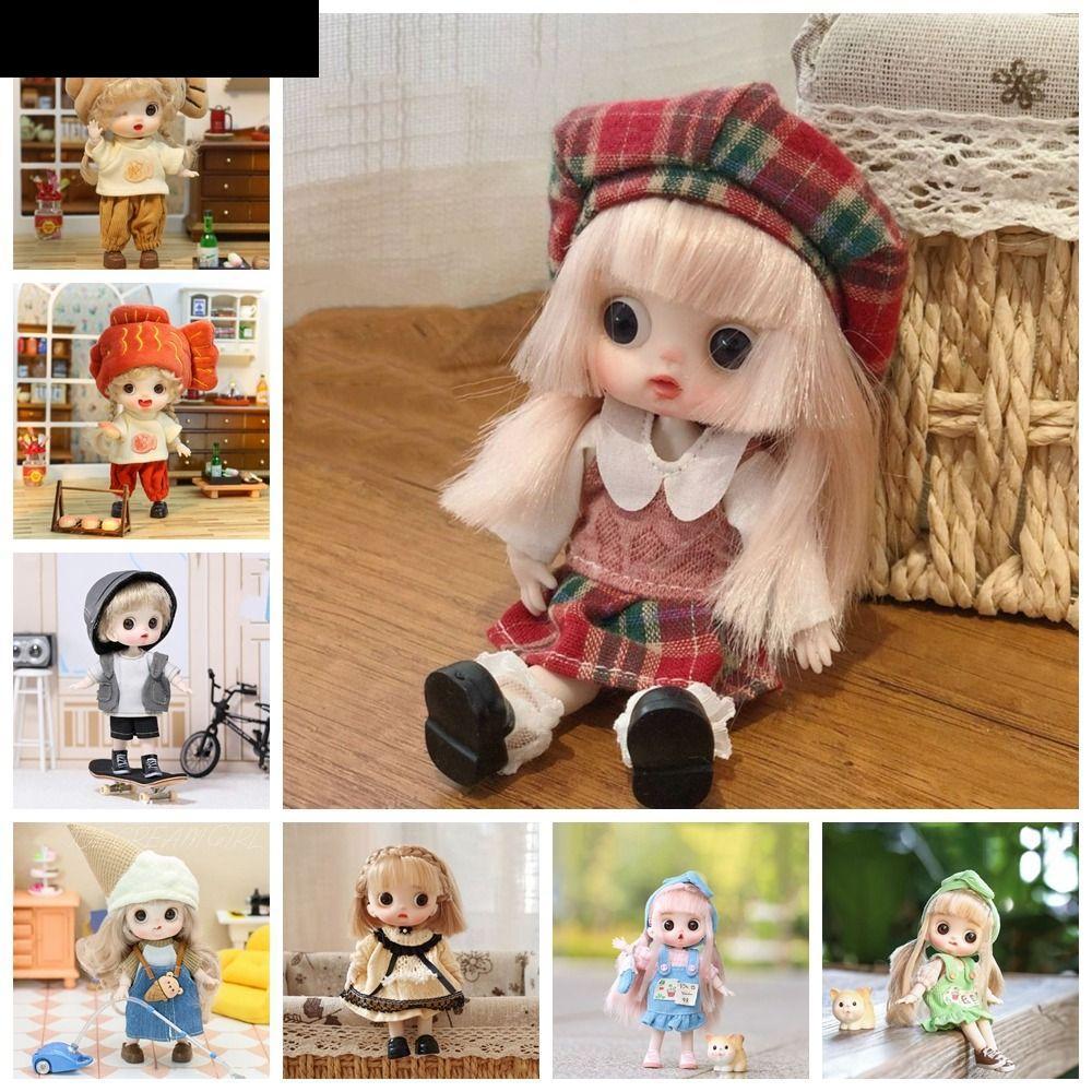 Riverstone Obitsu 11 เสื้อผ้าตุ๊กตา, Movable Joints 14 ซม.Ob11 ตุ๊กตา, 1/12 ตุ๊กตา Bjd Ob11 Kawaii M