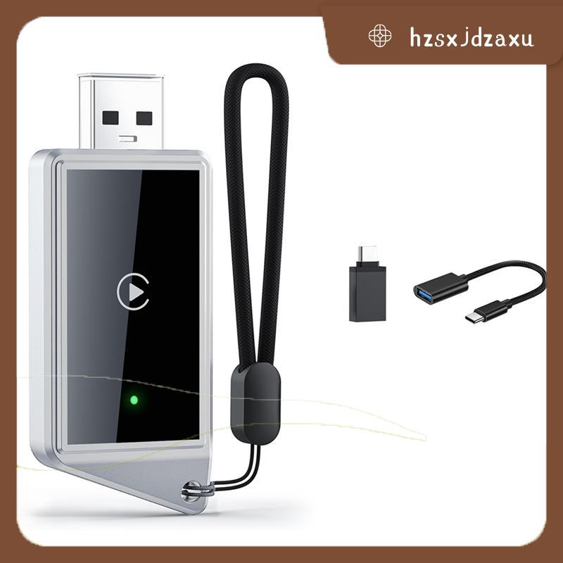 hzsxjdzaxu อะแดปเตอร์ CarPlay ไร้สาย Smart CarPlay AI Box Wired CarPlay to Wireless Carplay WiFi การ