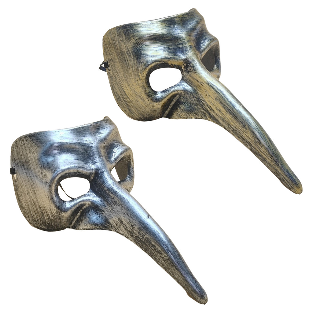 Zaldita Steampunk Plague Doctor Mask กับ Bird Beak Nosepiece สำหรับ Halloween Costume หรือ Gothic Ou