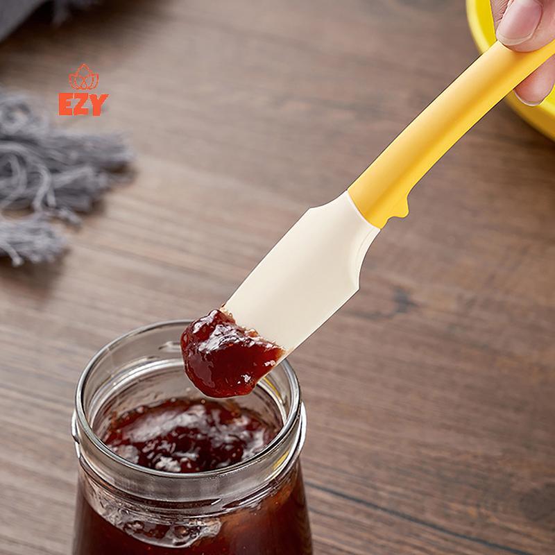 EZY ซิลิโคนมินิไม้พายครัวครีมบัตเตอร์เค้กไม้พายผสม Batter Scraper แปรงเครื่องผสมเนยเหมาะกับขวดทุกชนิดและกระป๋องใหม่