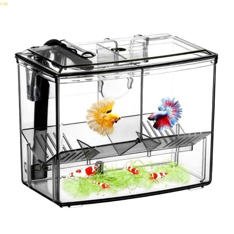 External Breeding Tanks for Aquarium Fish Fry Isolation Hatchery Spawning Box