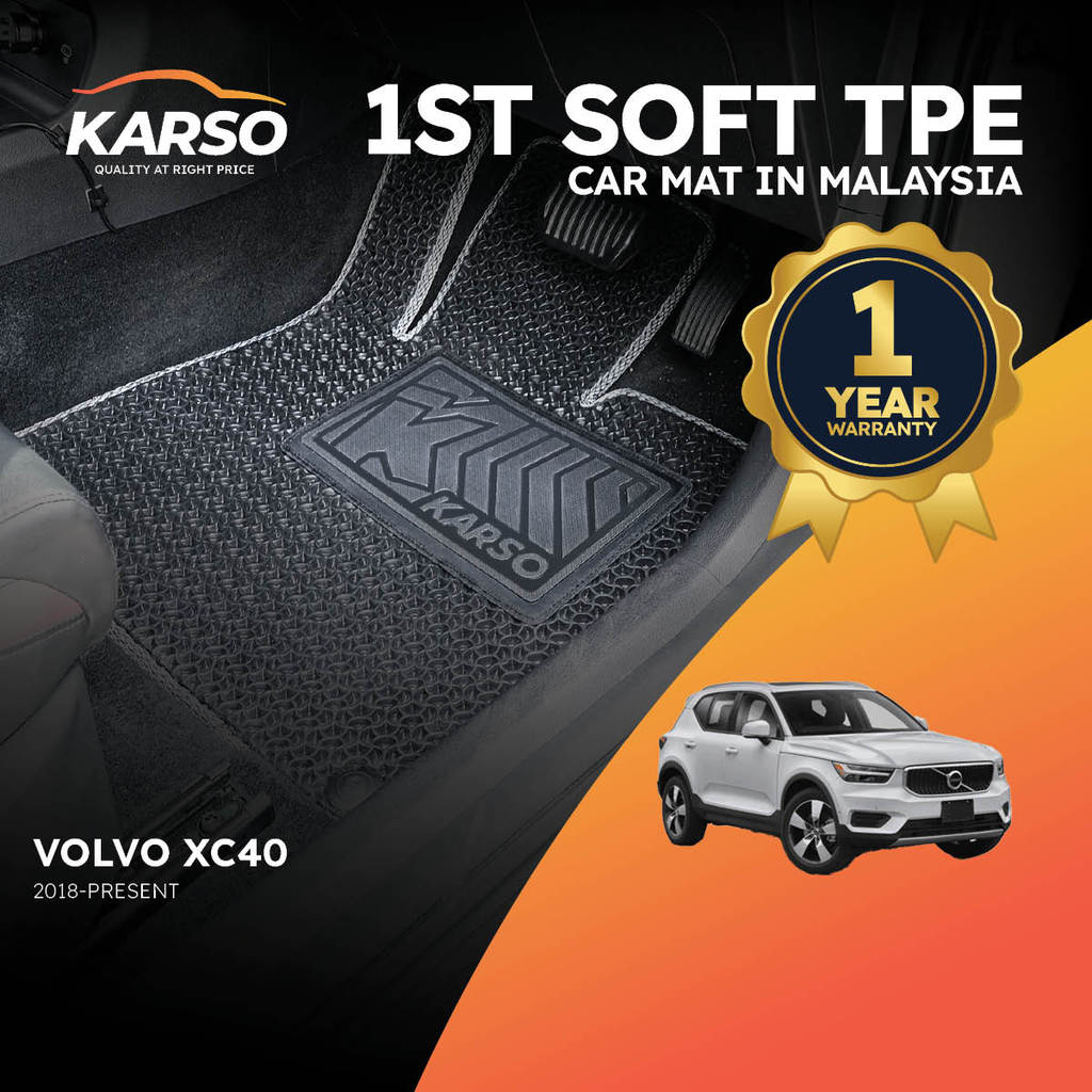 Karso Karpet Kereta พรมรถยนต์ Volvo XC40 (2018-ปัจจุบัน)