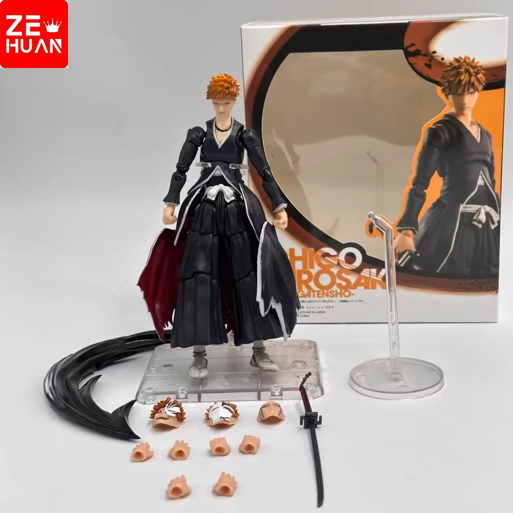 16см Bleach Kurosaki Ichigo shf รุ่น Action Figure ของเล่นของขวัญ