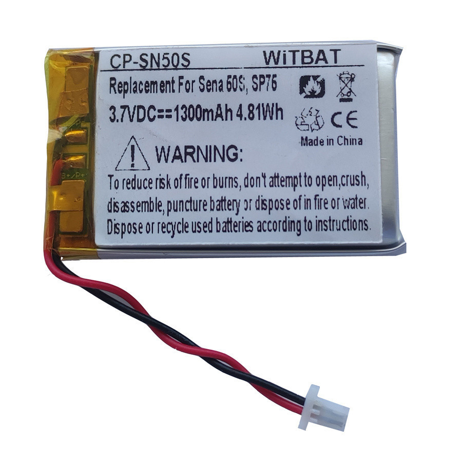 เหมาะสําหรับแบตเตอรี่ชุดหูฟังบลูทูธ Sena Sena 50S SP75 XK952439[FXw]