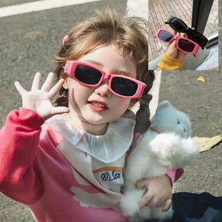 แว่นตาเด็กเวอร์ชั่นเกาหลี สีกุหลาบแดง ป้องกันแสงUV สำหรับเด็…