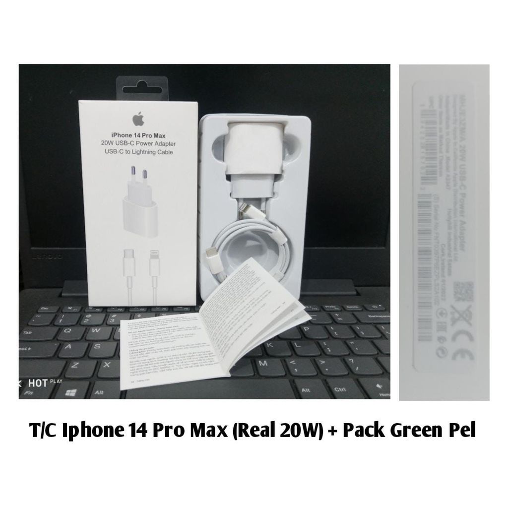 เครื่องชาร์จเดินทาง 14 Pro Max 20W USB C to Lightning