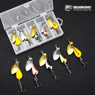 BEARKING เหยื่อปลาเลื่อมแผ่นเหล็กมีจําหน่ายที่ 2.8g/4.7g/6.7…