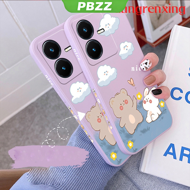 PBZZ เคส VIVO Y22 5G 2022 VIVO Y22S 5G เคสซิลิโคนนิ่ม กันกระแทก สําหรับ VIVO Y22 5G 2022 VIVO Y22S 5G YTXX01 น่ารัก ลายการ์ตูน กันกระแทก