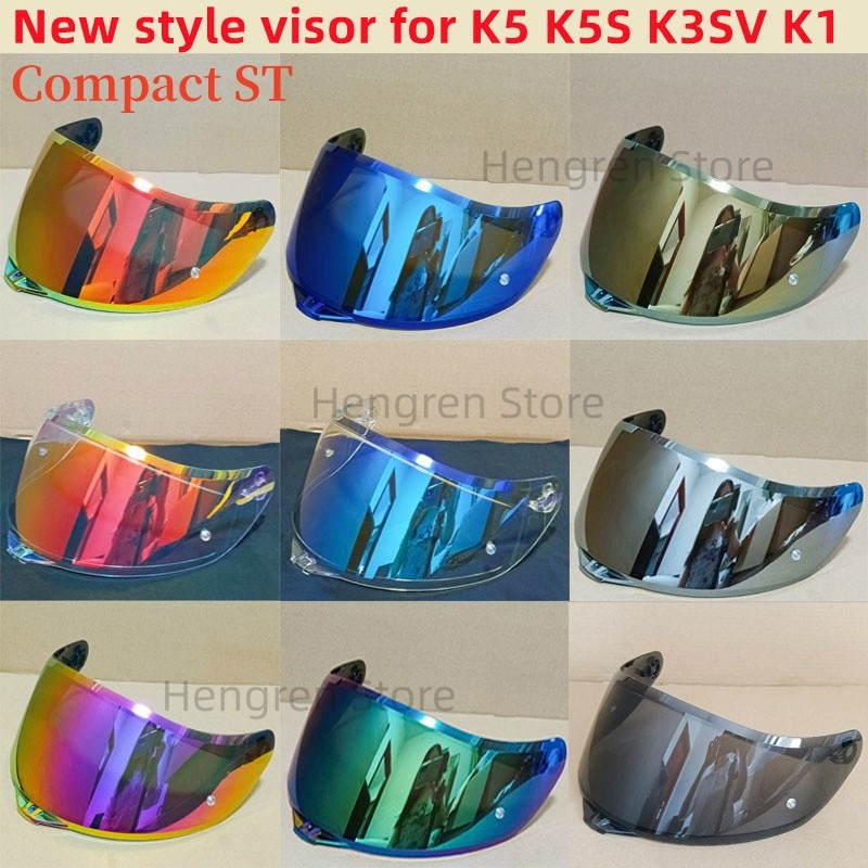Gหมวกกันน็อคสําหรับ AGV K5 K5S K3SV K1 K1S Compact ST หมวกกันน็อครถจักรยานยนต์เลนส์ WIND SHIELD ครีม