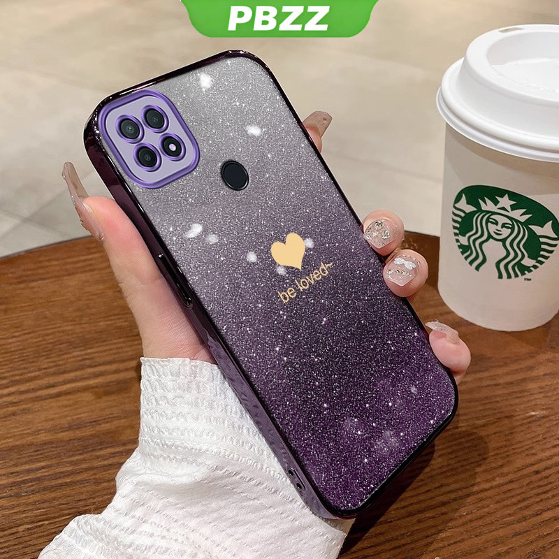 PBZZ  เคส มือถือ ซิลิโคนนิ่ม ใส กันกระแทก แต่งกลิตเตอร์ สําหรับ oppo a15 a15s a35 SFAX01 ราคา ถูกที่สุด ดีลบีเคเค แกลเลอรีภาพที่ 3