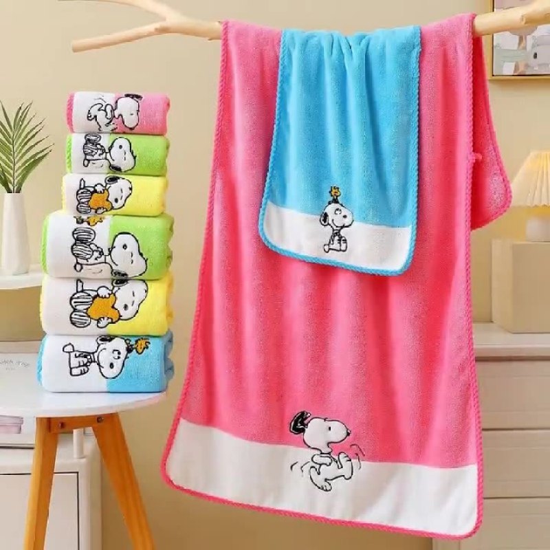 [SNOOPY] ผ้าเช็ดตัว/ผ้าเช็ดตัวในครัวเรือน M5112 [SH]