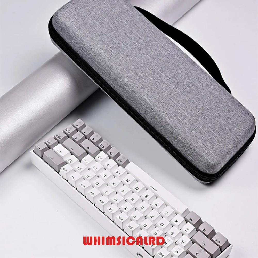 กระเป๋าเก็บคีย์บอร์ด WHIMSICALRD, กระเป๋าป้องกันคีย์บอร์ดแบบหนา EVA, เคสพกพา Anti Drop แบบพกพากล่องเก็บคีย์บอร์ดกันน้ํา Home Office