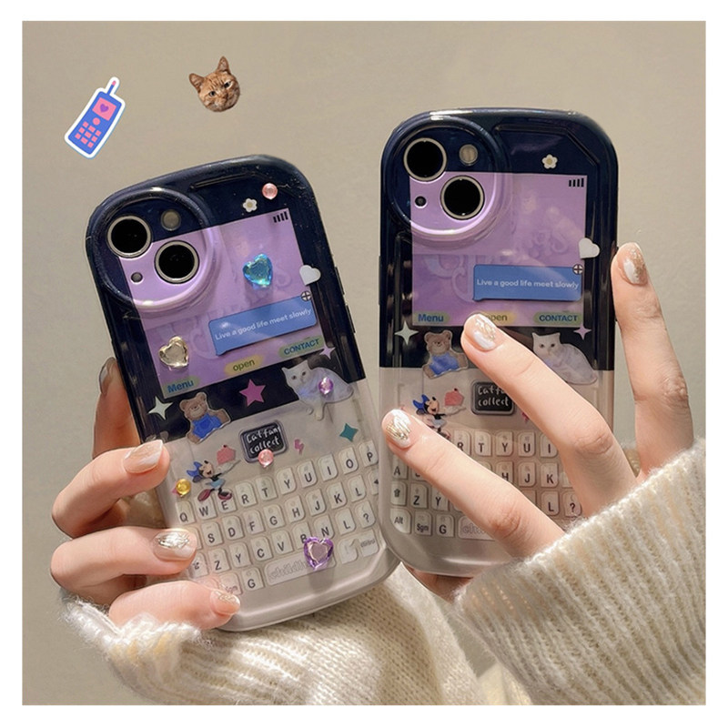 Influencer BB โทรศัพท์เหมาะสําหรับ iPhone17/16PRO เคสโทรศัพท์ Apple 15ProMax ป้องกันกรณี 12/11 ซิลิโ