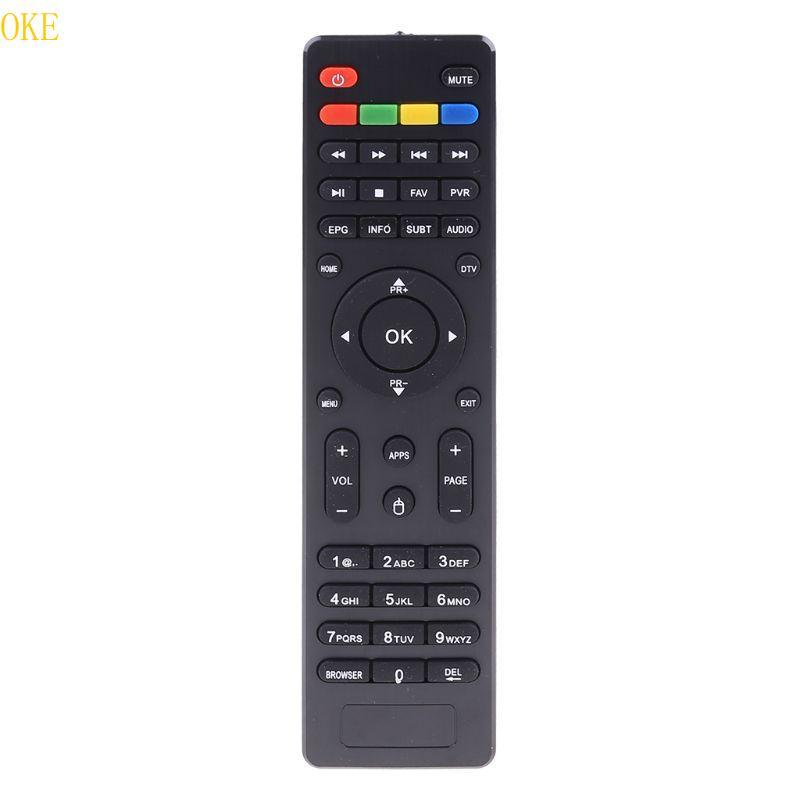 OKE สําหรับ MECOOL K1 KI Plus KII DVB-T2 DVB-S2 DVB สําหรับกล่องสมาร์ททีวีรีโมทคอนโทรล Media Player