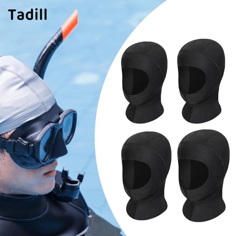 Tadill Diving Hood Keep Warm Elastic 3 มม. Neoprene Surfing Thermal Hood หมวกว่ายน้ํา